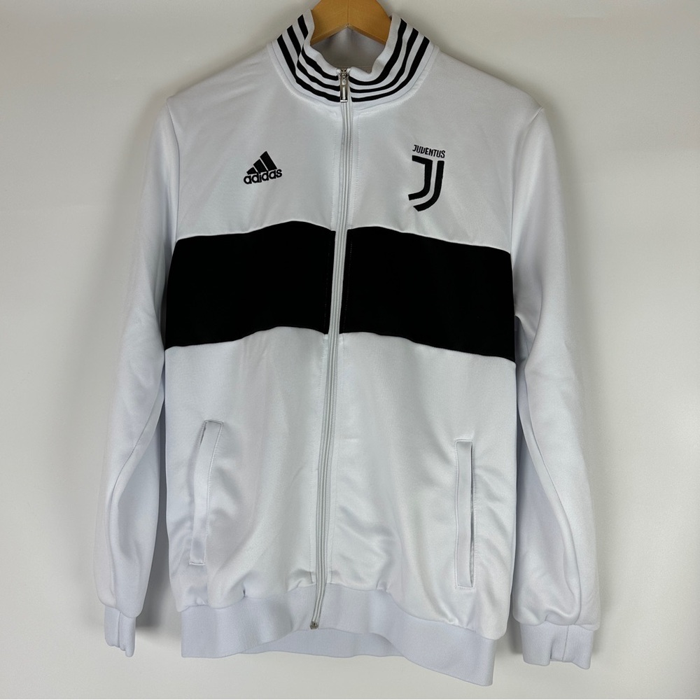 Adidas Juventus Italy Football Soccer Men’s L Track Jacket 3 Stripes‎ Training